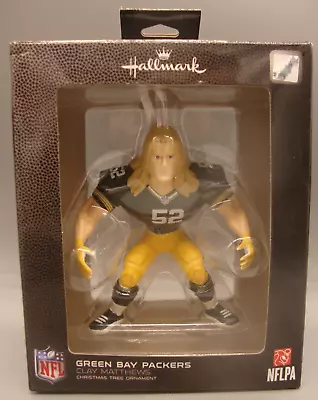 2019 Hallmrk Ornament Clay Matthews Green Bay Packers Sealed In Box • $6.99