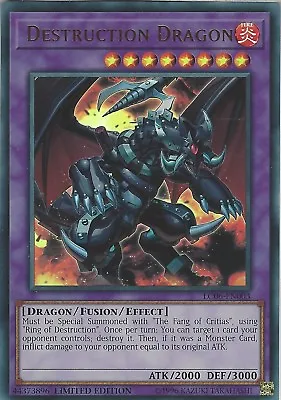 Yu-Gi-Oh: DESTRUCTION DRAGON - LC06-EN003 - Ultra Rare Card - Limited Edition • £0.99