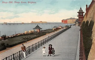 Brighton - Kings Cliff Kemp Town - An Old Postcard #230350 • £2.28