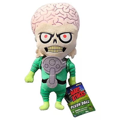 Mars Attacks Alien Big Brain Plush Mezco Topps 50 Years Mayhem 10  Tall Monster • $79.99