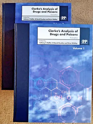£49.99 • Buy Clarke's Analysis Of Drugs And Poisons 2004 3rd Ed; Anthony C. Moffat ++  AS NEW