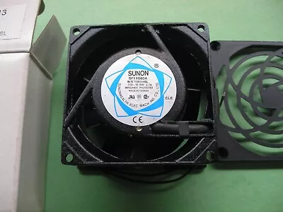 NEW-SUNON SF11580A 1083HSL 115V AC 80mm X 38mm CoolingFan W/ Plastic FingerGuard • $32