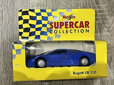Maisto Supercar Collection Bugatti EB110 Model Car Collectable Diecast NEW • £9