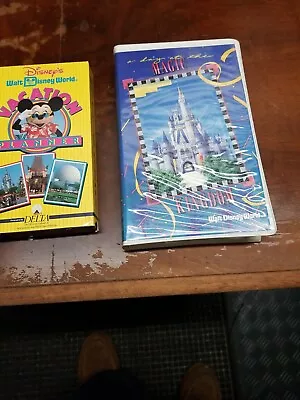 Walt Disneys Set 2 Vhs Walt Disneyworld  Magic Kingdom And Vacation Planner • $25