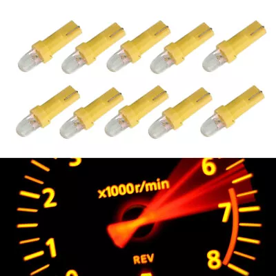 10pcs 5Colors T5 LED Car Dash Lights Instrument Cluster Gauge Panel Lamp Bulbs • $9.69