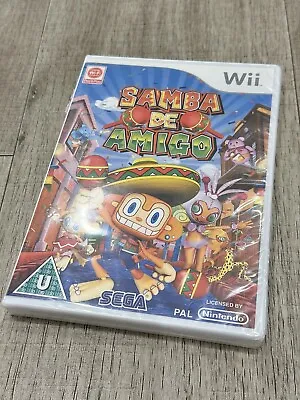 Samba De Amigo Video Game Nintendo Wii (2008) Brand New Factory Sealed Complete • £6.49