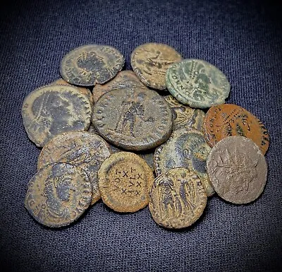 $29.95 • Buy Three Random Ancient Roman Bronze Coins - 1500+ Years Old