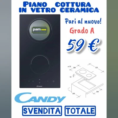 31CM PIANO COTTURA Domino 2 Fuochi Built-in Griglie Piattina Inox - Foto 4