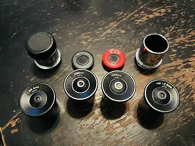 Vintage Tasso Japan Multiple Telescope Eyepiece - SR4mm HM6mm HM9mm HM12.5 • $105.99