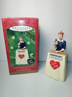 2001 Hallmark Christmas Ornament I Love Lucy Does A TV Commerical Lucille Ball • $9.25