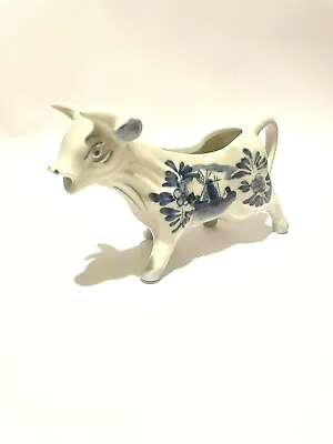 Vintage Hand Painted Delft Cow Creamer Jug Pourer • £7.99