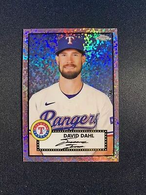 2021 Topps Chrome Platinum Anniversary David Dahl /75 Rose Gold Mini Diamond • $5.99