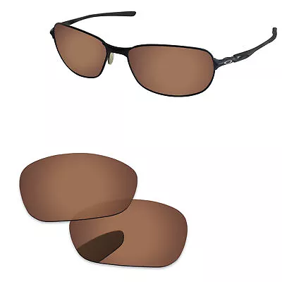 PapaViva Copper Brown Polarized Replacement Lenses For-Oakley C Wire 2011 OO4046 • $12.50