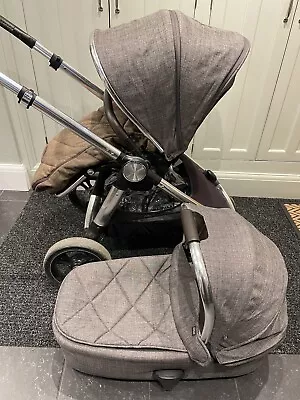 £80 • Buy Mamas & Papas Ocarro Travel System Unisex Pushchair Stroller Carrycot + Extras