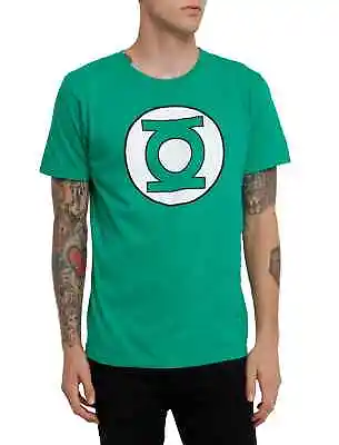 DC Comics Originals Mens Green Lantern Costume Cosplay Classic Logo Shirt New S • $5.99