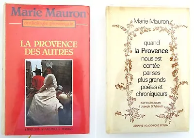 Lot Of 2  Marie Mauron La Provence Des Autres & Quand La Provence In French HB • $19.99