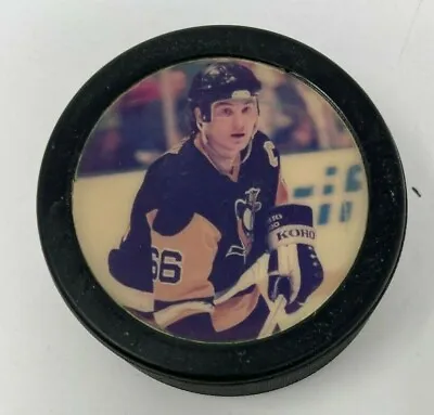 Mario Lemieux Pittsburgh Penguins NHL Official Puck  • $14.99