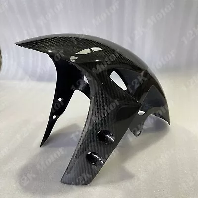 100% Carbon Fiber Front Fender Mud-Guard For Yamaha R1 2015-2020 R6 2017-2021 • $330