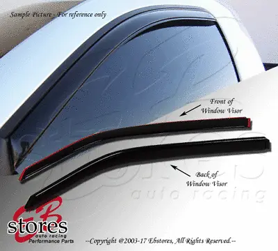 In-Channel Vent Shade Window Visors Ford F150 F-150 97-03 2pcs Standard Cab • $30.59