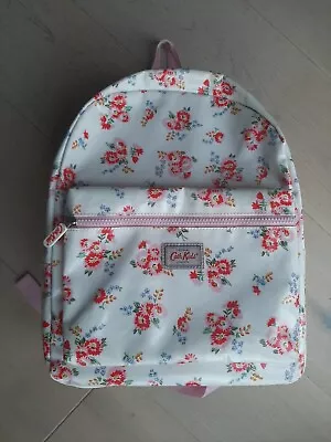 Cath Kidston Floral Oilcloth Kids Backpack  Size 38×30×10cm Excellent Condition  • £8