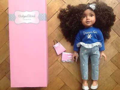 Chad Valley Design A Friend Doll Lexie New Boxed Designafriend Curly Haired Doll • £39.95