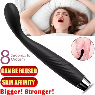Rechargeable Vibrator Wand Sex Toys For Women G Spot Vibrator Dildo Massager • $8.99