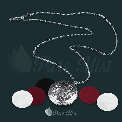 $9.95 • Buy Pure Mist Aromatherapy Essential Oils Diffuser Pendant Necklace Locket