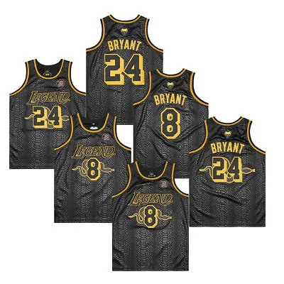 Design Legend 24 Mamba 8 Bryant Basketball Jersey Workout Streetball Gym S-6XL • $28.88