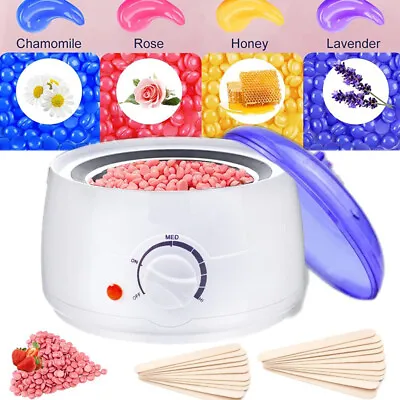 $24.93 • Buy Professional Wax Warmer Heater Hair Removal Depilatory Home Waxing Kit Beans US