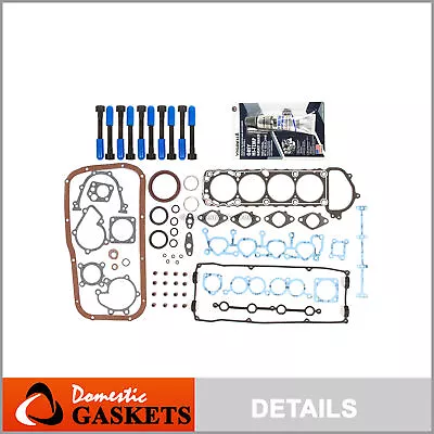 Fits 91-94 Nissan 240SX 2.4L DOHC Full Gasket Set Bolts KA24DE • $124.28