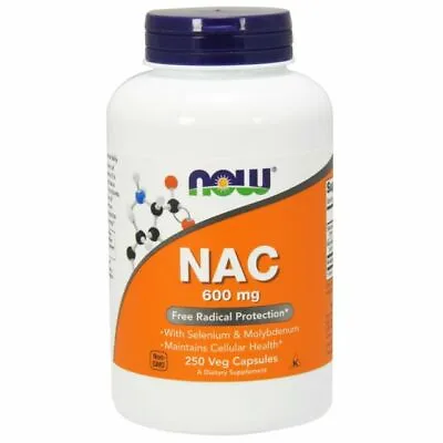 NOW Foods Nac N-Acetyl Cysteine 600 Mg - 100 Caps EXP: 03/2027 • $14.95