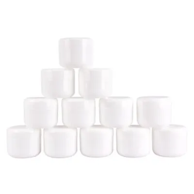 Travel Friendly Clear Jar Pots For Makeup Skin Care And Lip Balm Pack Of 12 • £12.46