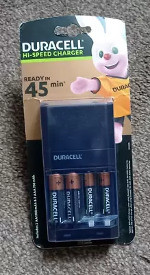 £13.99 • Buy Duracell Hi-Speed Advanced AA/AAA Charger CEF27 45min  Inc's AA & AAA Batteries
