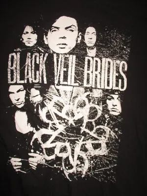$20 • Buy BLACK VEIL BRIDES (LG) T-Shirt Andy Biersack Jake Pitts Jinxx Christian CC Coma