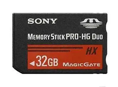 32GB Memory Stick MS PRO-HG Duo HX MagicGate MS Card Adapter For SONY PSP Camera • $26.98