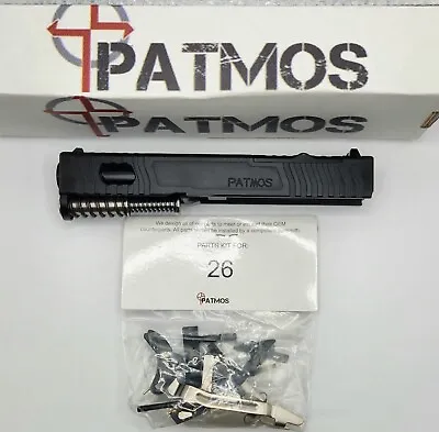 $264.95 • Buy PATMOS Arms Revelation G26 Slide Fits Glock 26 G3 - Black Barrel - Parts Kit