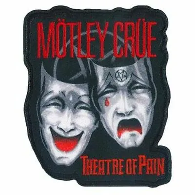 Motley Crue - Theatre Of Pain - Embroidered Patch - Brand New - Music Band 5320 • $7.95