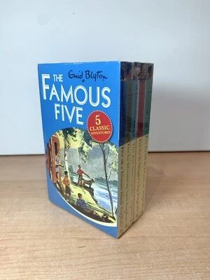£15.95 • Buy Enid Blyton The Famous Five 5 Classic Adventures Paperback Book Set New Sealed