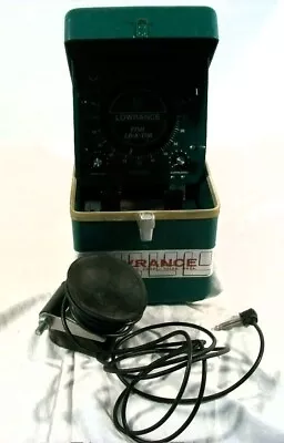 Vintage 1960's Lowrance Fish Lo-K-Tor  Depth Fish Finder  Little Green Box • $30