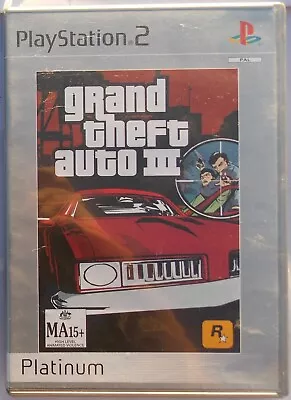 Grand Theft Auto III PS2 PAL  Includes Manual No Map  • $7.99