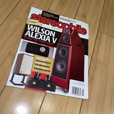 $8.25 • Buy Stereophile Magazine January 2023 Vol 46 #1 Wilson Alexia V No Label