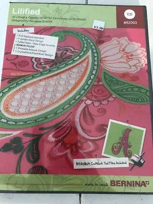 Bernina Brother Baby Lock Viking Embroidery Designs CD - Lilified • $9.95