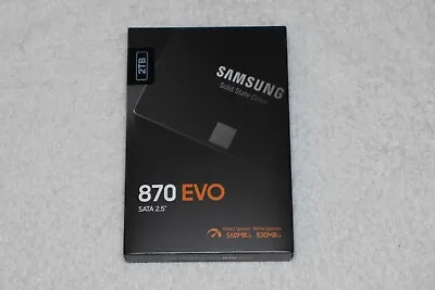 Samsung 870 EVO 2TB 2.5  SATA III Internal SSD (MZ-77E2T0B/EU) • £199.98