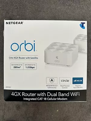 NETGEAR Orbi 4GX Router With Satellite Telstra (LBK1220) WIFI System • $115