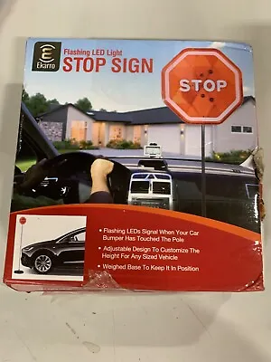 $19.99 • Buy Ekarro Flashing Led Light Parking Stop Sign For Garage / Parking Assistant St...