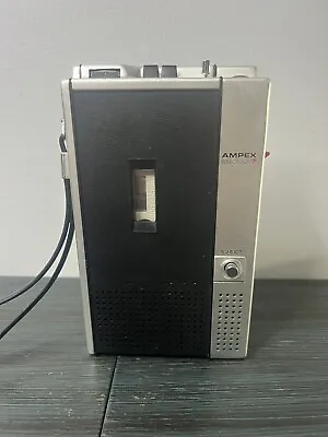 Ampex Micro 7 Dictator Portable Cassette Tape Recorder Tested Working • $49.95