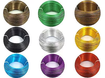 2M Or 5M X Aluminium WIRE For Florist Floral Jewellery Making Craft 0.8/1/1.5mm • $4.95