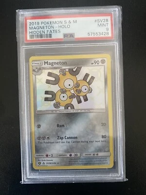 $0.99 • Buy Pokémon TCG Magneton Hidden Fates SV28/SV94 Holo Shiny Holo Rare PSA 9