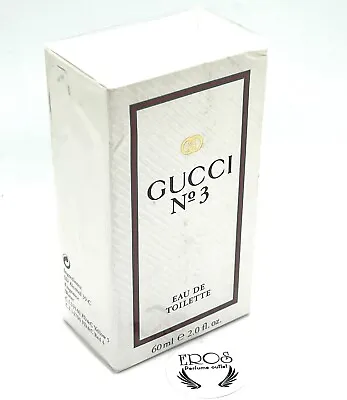 RARE Vintage * GUCCI No 3 EAU DE TOILETTE 60 ML/ 2 OZ Sealed Box! • $249