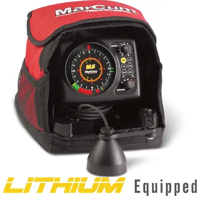 MarCum M5L Lifepo4 Flasher Electronic Ice Fishing Transducer • $529.99